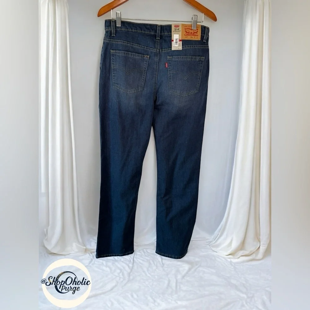 Levi’s 514 Straight Performance Stretch Jeans  NWT size 30 Mens Blue Jeans